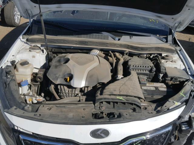 5XXGR4A69DG143175 - 2013 KIA OPTIMA SX WHITE photo 7