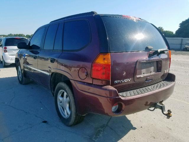 1GKDS13SX72115237 - 2007 GMC ENVOY PURPLE photo 3