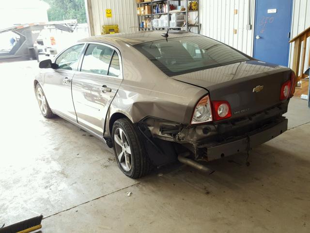 1G1ZC5E18BF318096 - 2011 CHEVROLET MALIBU 1LT 棕色 照片 3