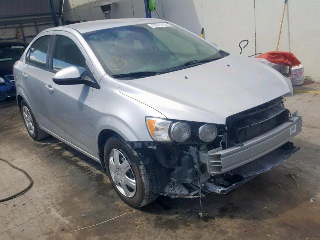 1G1JA5SH7D4229218 - 2013 CHEVROLET SONIC LS SILVER photo 1