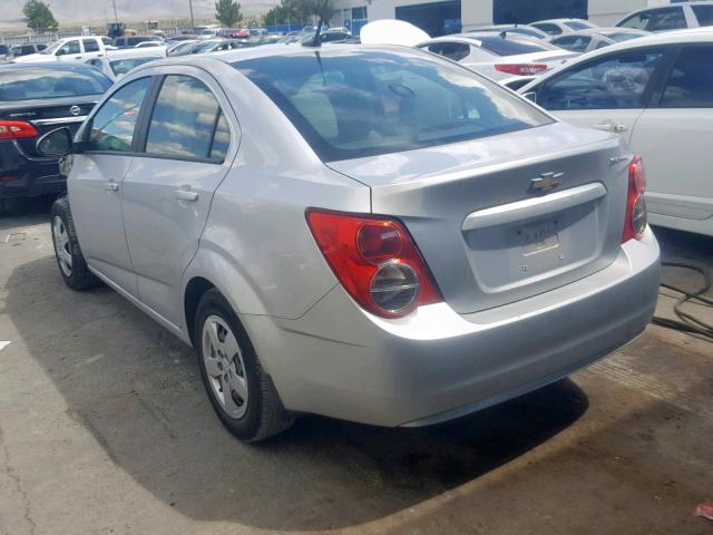 1G1JA5SH7D4229218 - 2013 CHEVROLET SONIC LS SILVER photo 3