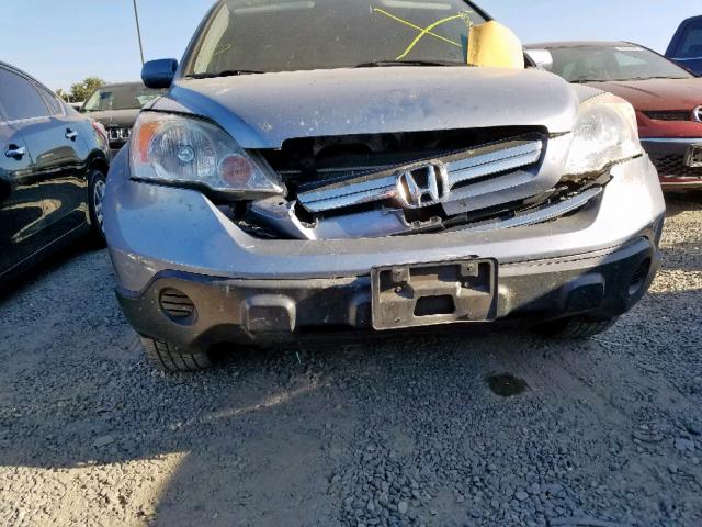 JHLRE48708C061914 - 2008 HONDA CR-V EXL GRAY photo 9