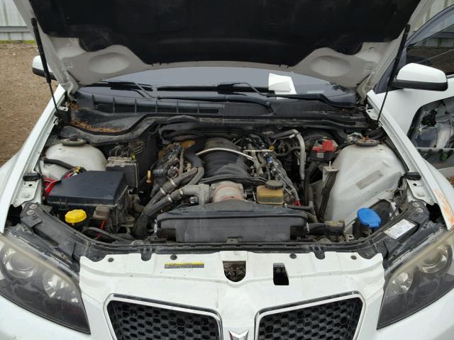 6G2EC57YX9L194027 - 2009 PONTIAC G8 GT WHITE photo 7