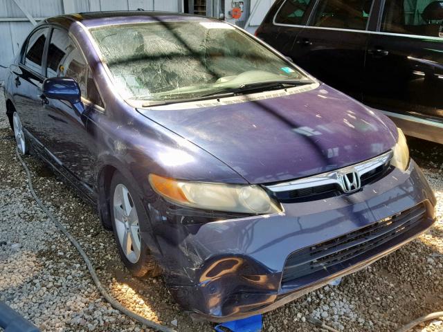 1HGFA16807L032807 - 2007 HONDA CIVIC EX BLUE photo 1