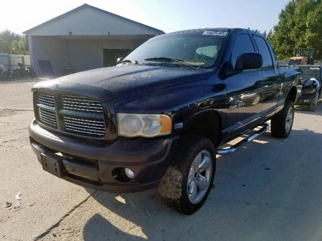 1D7HU18D14S563630 - 2004 DODGE RAM 1500 S BLACK photo 2