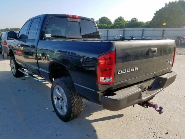 1D7HU18D14S563630 - 2004 DODGE RAM 1500 S BLACK photo 3