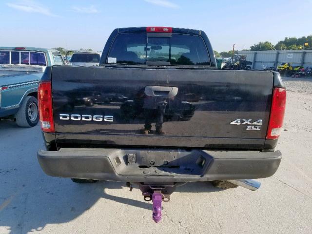 1D7HU18D14S563630 - 2004 DODGE RAM 1500 S BLACK photo 9