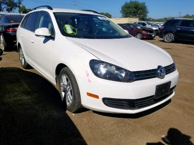 3VWPL7AJ6EM606507 - 2014 VOLKSWAGEN JETTA TDI WHITE photo 1