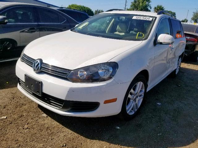 3VWPL7AJ6EM606507 - 2014 VOLKSWAGEN JETTA TDI WHITE photo 2