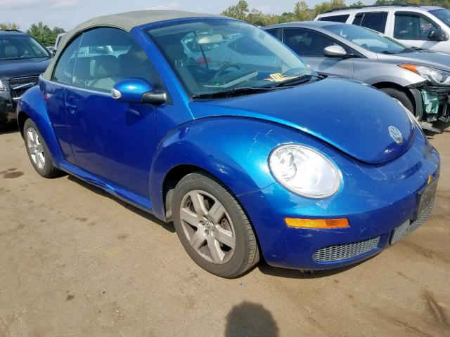 3VWPF31Y97M423828 - 2007 VOLKSWAGEN NEW BEETLE ლურჯი ფოტო 1