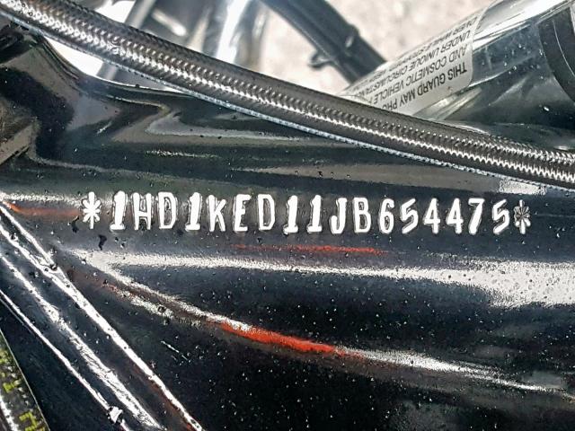 1HD1KED11JB654475 - 2018 HARLEY-DAVIDSON FLHTK ULTR BLACK photo 10