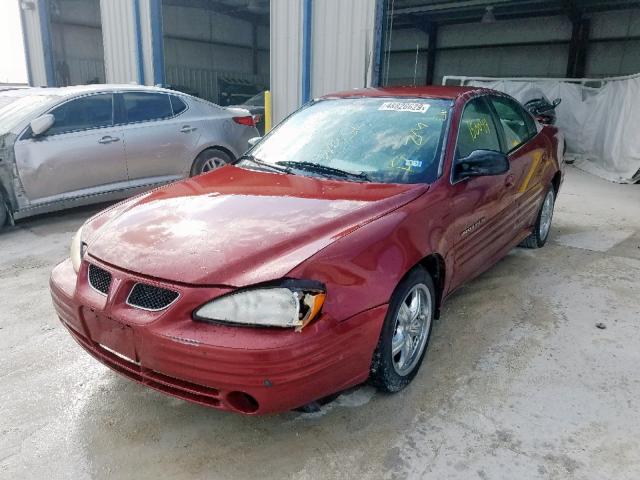 1G2NE52T41M560047 - 2001 PONTIAC GRAND AM S RED photo 2