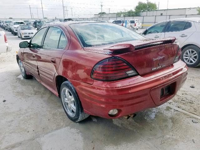 1G2NE52T41M560047 - 2001 PONTIAC GRAND AM S RED photo 3