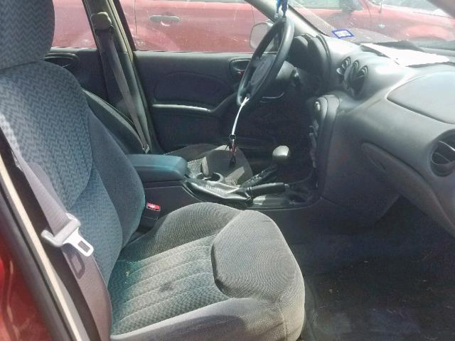 1G2NE52T41M560047 - 2001 PONTIAC GRAND AM S RED photo 5