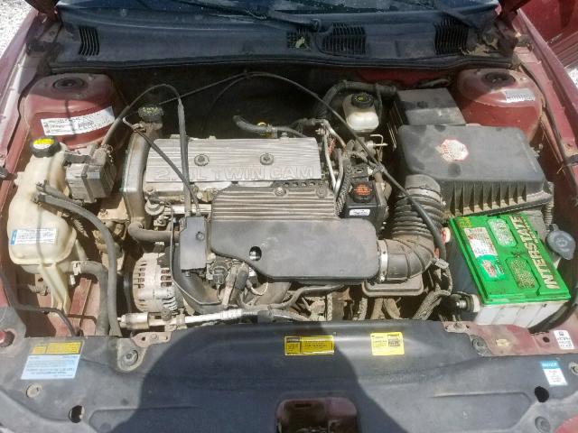 1G2NE52T41M560047 - 2001 PONTIAC GRAND AM S RED photo 7