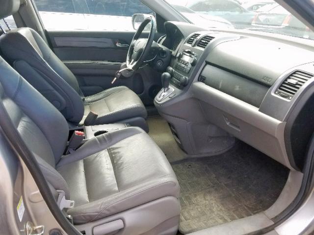 JHLRE48747C112801 - 2007 HONDA CR-V EXL SILVER photo 5