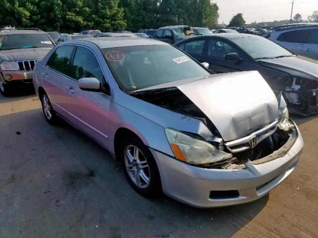 1HGCM56407A014091 - 2007 HONDA ACCORD LX SILVER photo 1