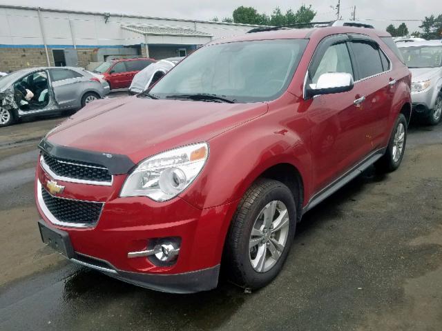 2GNFLGE38D6214364 - 2013 CHEVROLET EQUINOX LT RED photo 2