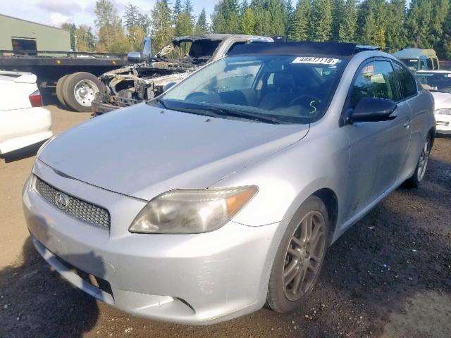 JTKDE177060065346 - 2006 TOYOTA SCION TC ვერცხლისფერი ფოტო 2