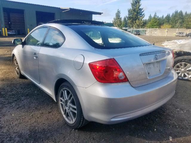 JTKDE177060065346 - 2006 TOYOTA SCION TC ვერცხლისფერი ფოტო 3