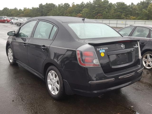 3N1AB6AP0CL767502 - 2012 NISSAN SENTRA 2.0 BLACK photo 3