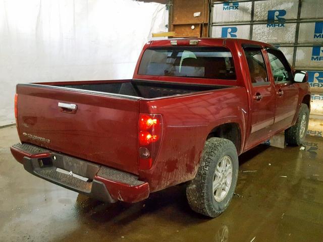 1GCJTCDE7A8101297 - 2010 CHEVROLET COLORADO L RED photo 4