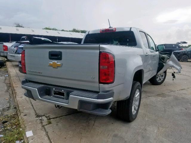 1GCGSCEN7J1305747 - 2018 CHEVROLET COLORADO L SILVER photo 4