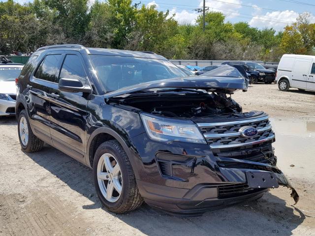 1FM5K7B87JGC64154 - 2018 FORD EXPLORER BLACK photo 1