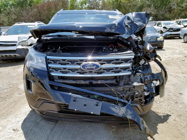 1FM5K7B87JGC64154 - 2018 FORD EXPLORER BLACK photo 9