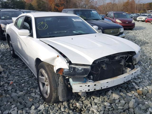 2C3CDXATXDH721709 - 2013 DODGE CHARGER PO WHITE photo 1