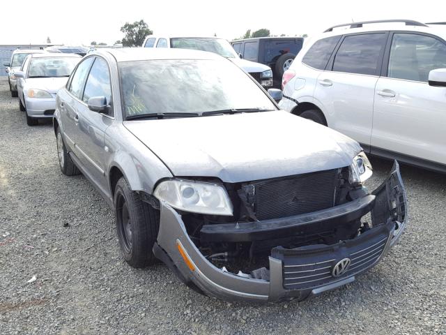 WVWPD63B42P449940 - 2002 VOLKSWAGEN PASSAT GLS GRAY photo 1