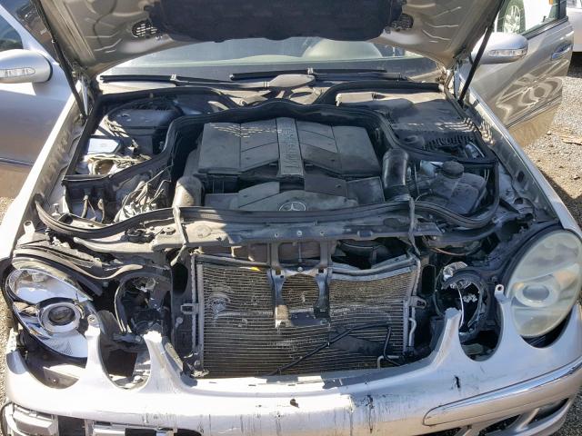 WDBUF83JX5X172522 - 2005 MERCEDES-BENZ E 500 4MAT SILVER photo 7