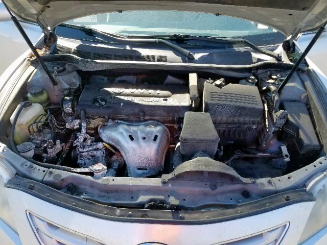 4T1BE46K78U761036 - 2008 TOYOTA CAMRY CE SILVER photo 7