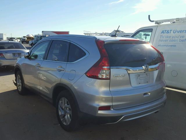 2HKRM3H7XFH511001 - 2015 HONDA CR-V EXL SILVER photo 3