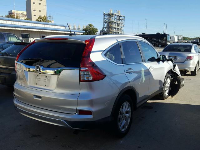 2HKRM3H7XFH511001 - 2015 HONDA CR-V EXL SILVER photo 4