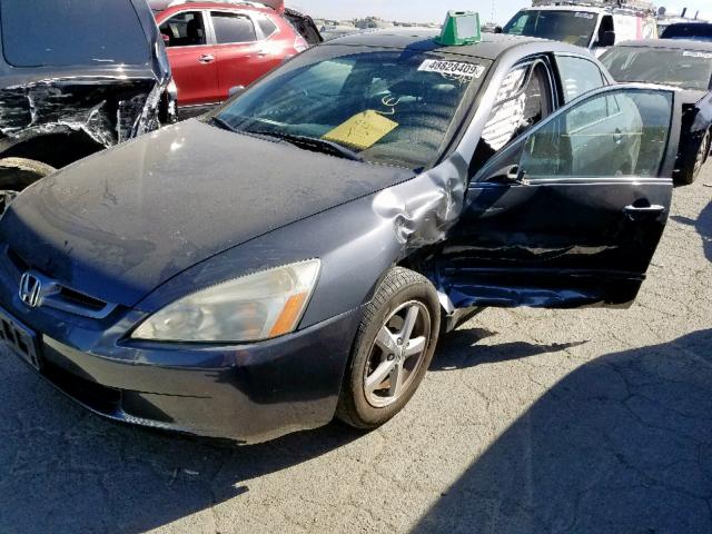 1HGCM55715A150366 - 2005 HONDA ACCORD EX GRAY photo 2