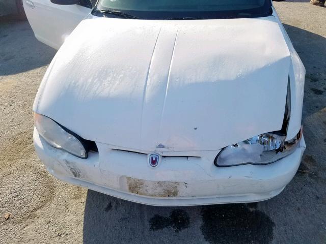 2G1WW12E859284765 - 2005 CHEVROLET MONTE CARL თეთრი ფოტო 7