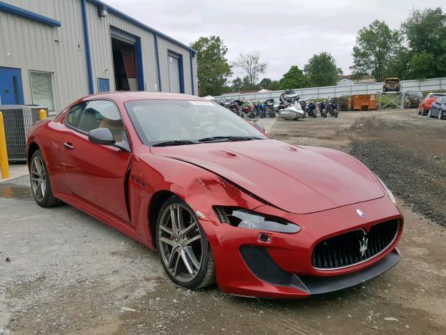 ZAM45VLA6D0068289 - 2013 MASERATI GRANTURISM RED photo 1