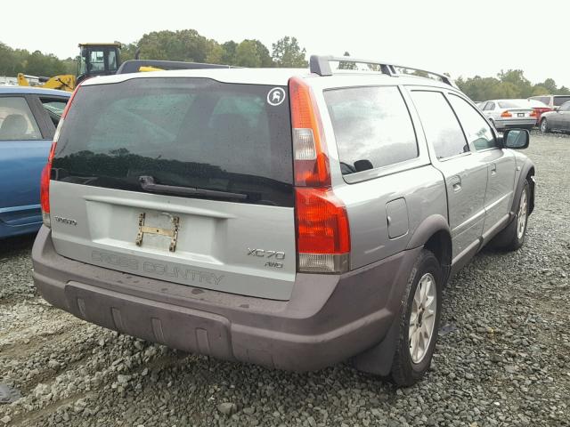 YV1SZ59H941145827 - 2004 VOLVO XC70 SILVER photo 4