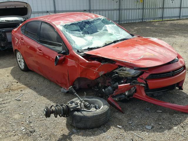 1C3CDFBB0ED822384 - 2014 DODGE DART SXT RED photo 1