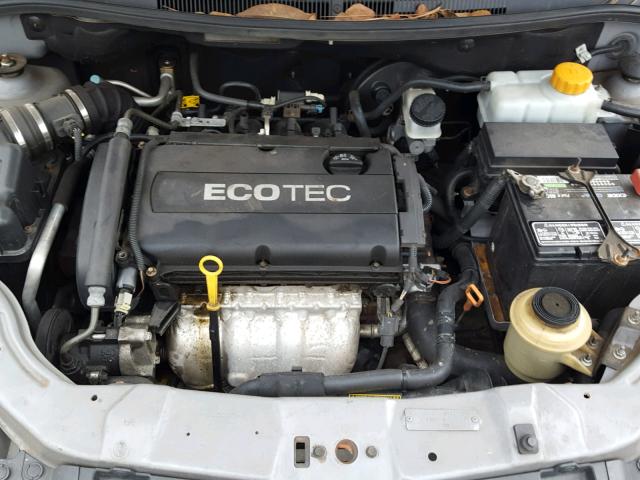 KL1TD66E19B646454 - 2009 CHEVROLET AVEO LS GRAY photo 7