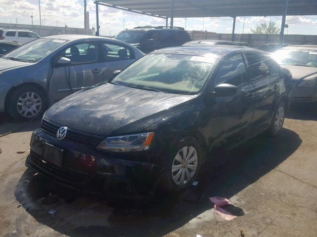 3VW2K7AJ2EM361654 - 2014 VOLKSWAGEN JETTA BASE 黑色 照片 2