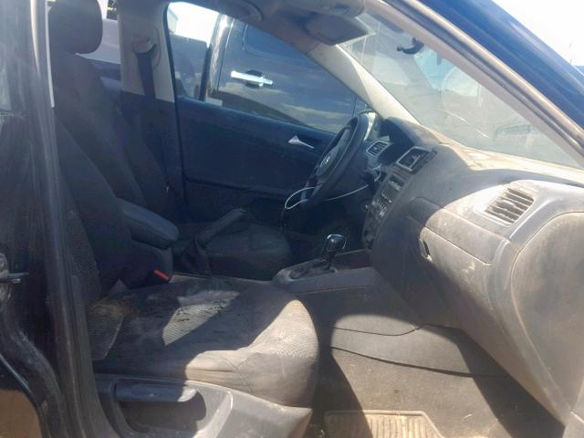 3VW2K7AJ2EM361654 - 2014 VOLKSWAGEN JETTA BASE 黑色 照片 5