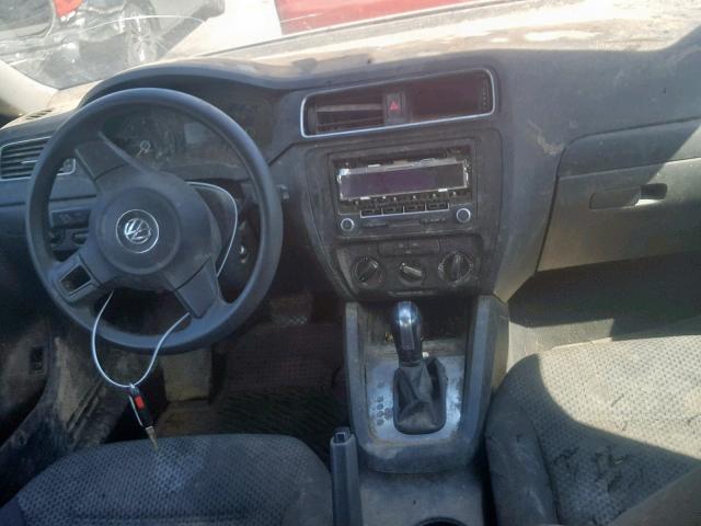 3VW2K7AJ2EM361654 - 2014 VOLKSWAGEN JETTA BASE 黑色 照片 9