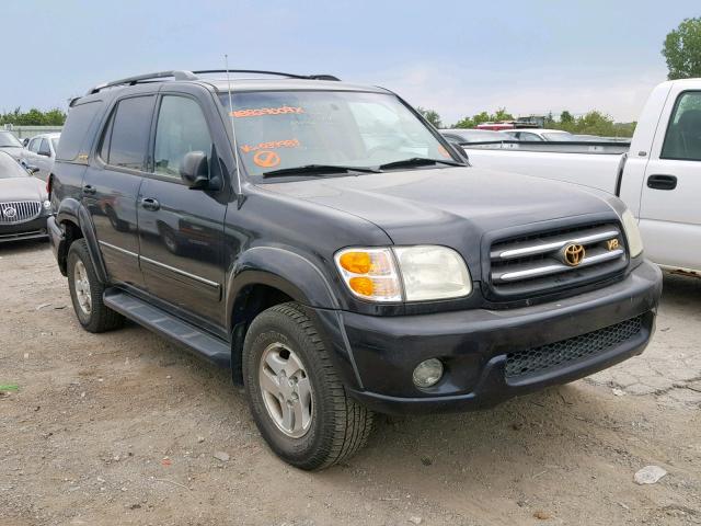 5TDBT48A21S039983 - 2001 TOYOTA SEQUOIA LI BLACK photo 1