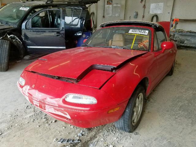 JM1NA3539S0611204 - 1995 MAZDA MX-5 MIATA RED photo 2