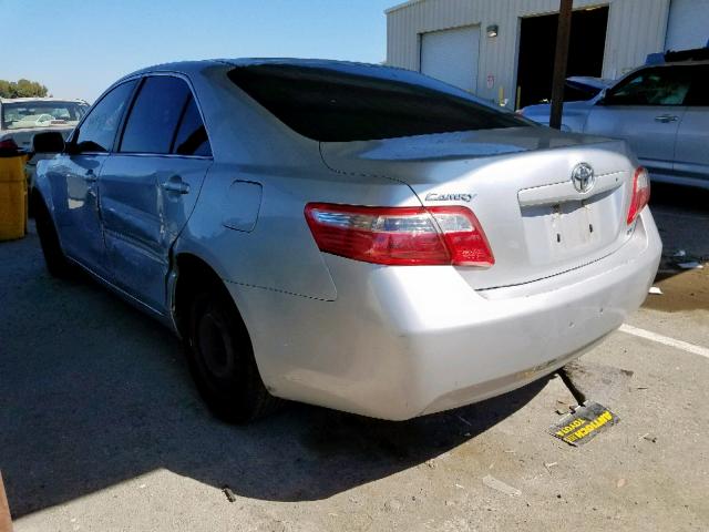 4T1BE46K77U714071 - 2007 TOYOTA CAMRY NEW SILVER photo 3
