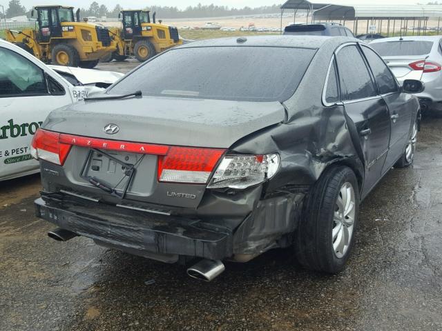 KMHFC46F77A188004 - 2007 HYUNDAI AZERA SE GREEN photo 4