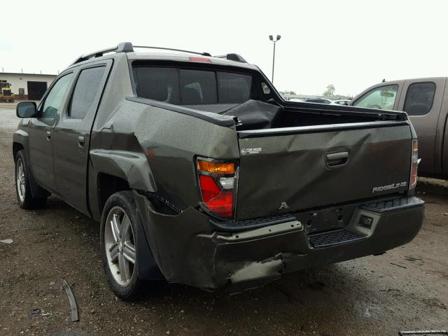 2HJYK16506H511102 - 2006 HONDA RIDGELINE BROWN photo 3