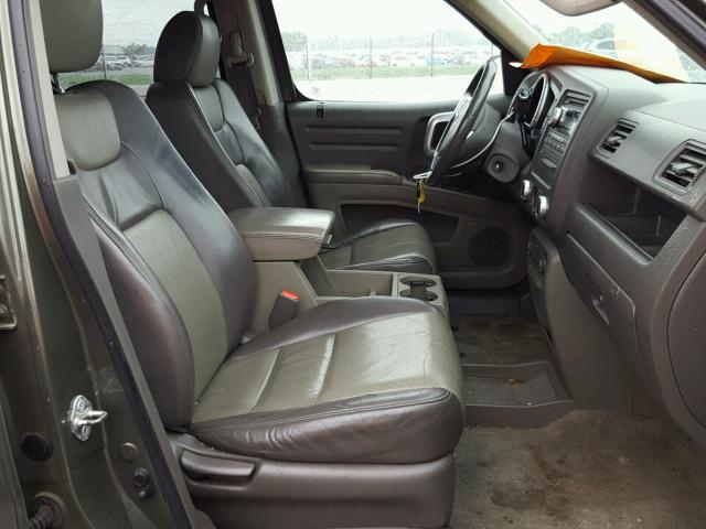 2HJYK16506H511102 - 2006 HONDA RIDGELINE BROWN photo 5